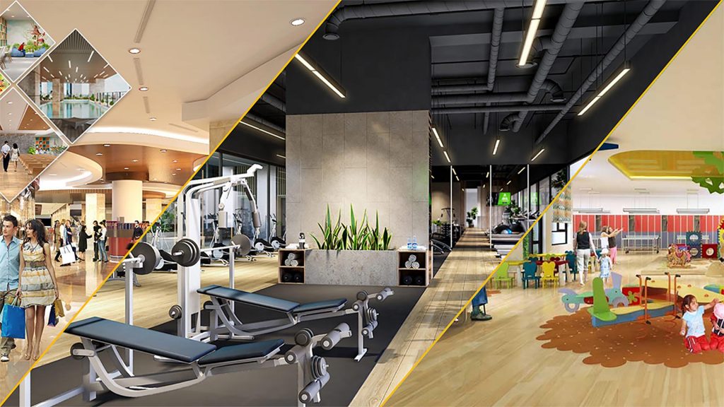 Phong tập Gym chung cư The Summit 216