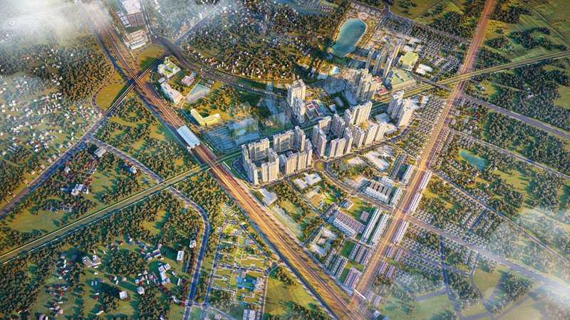 Vị trí kết nối VInhomes Smart City