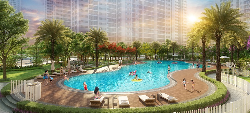 Bể bơi ngoài trời Imperia Smart City
