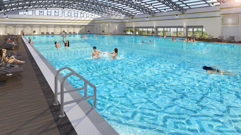 Bể bơi trong nhà Vinhomes Smart City