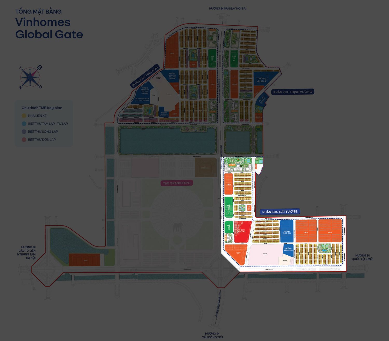 Phân khu Cát Tường Vinhomes Global Gate