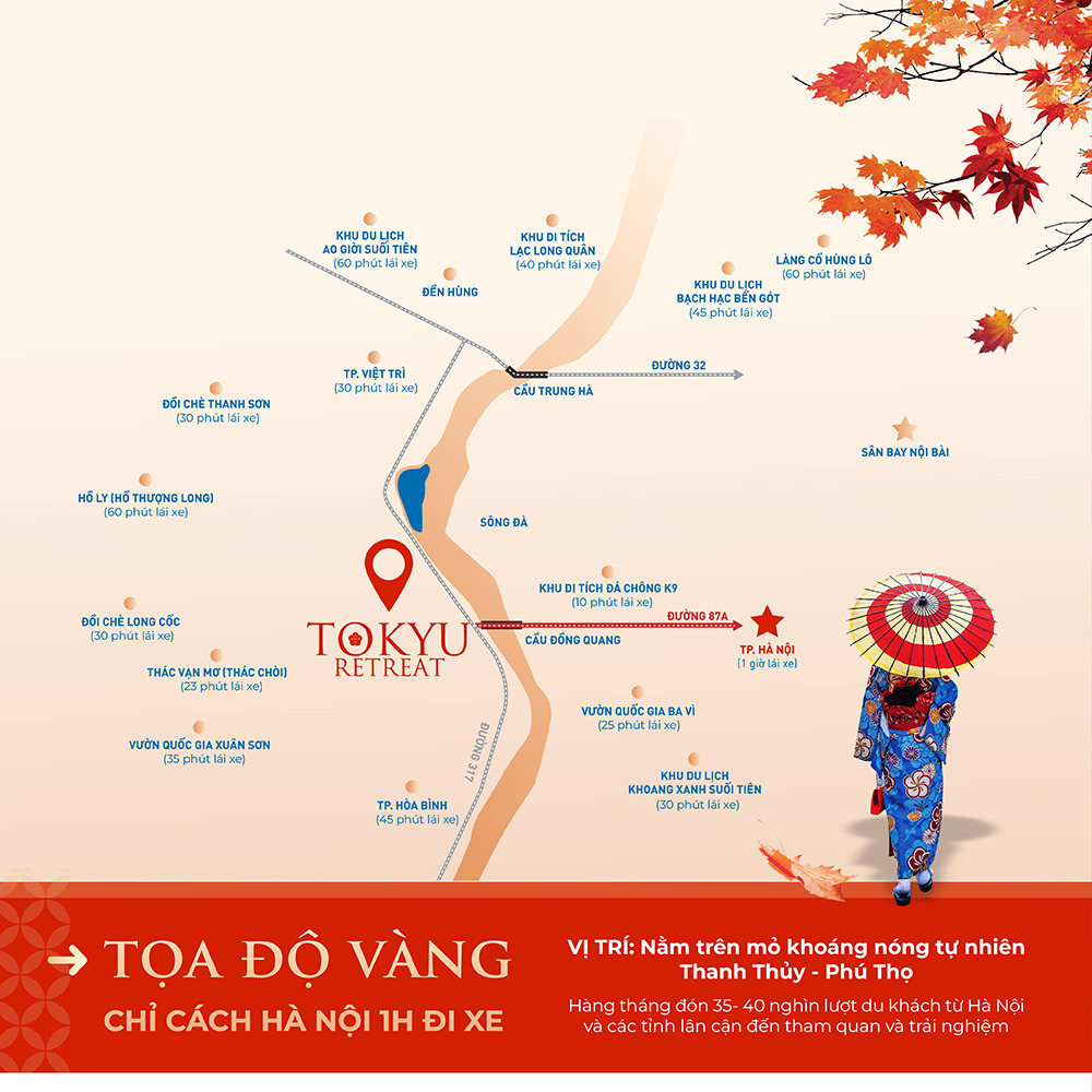 Mặt bằng Tokyu Retreat