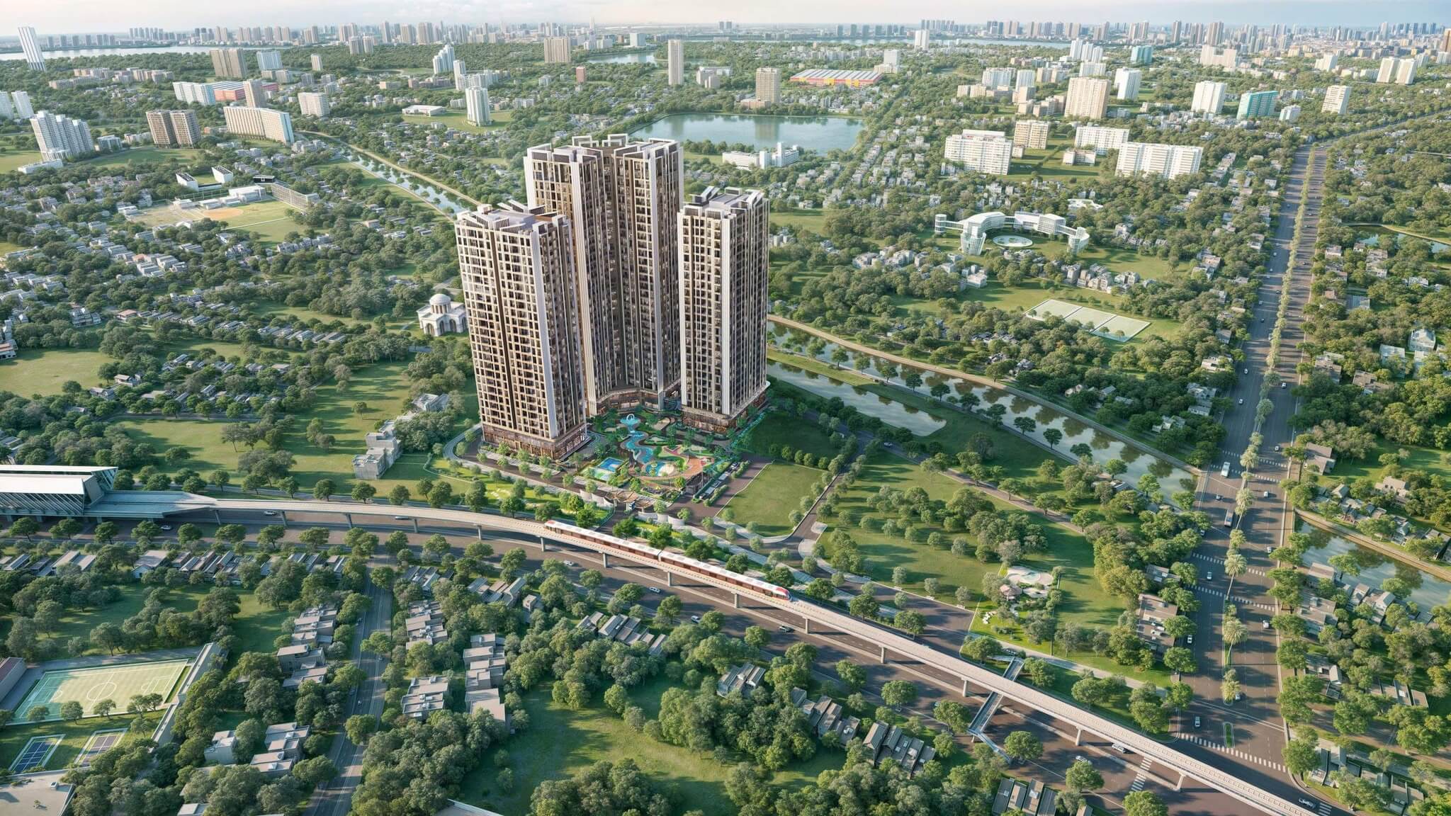 phối cảnh Greenera Southmark