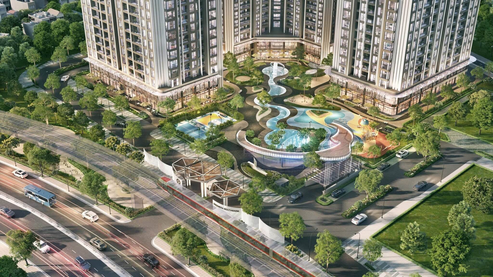 Phối cảnh Greenera Southmark