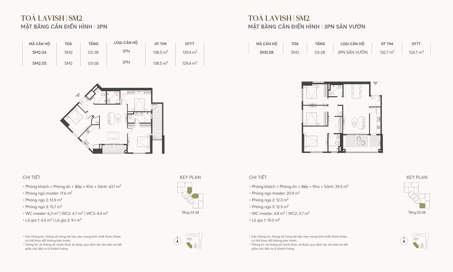 Thiết kế căn hộ 3 ngủ tại Greenera Southmark: Không gian sống lý tưởng cho đại gia đình