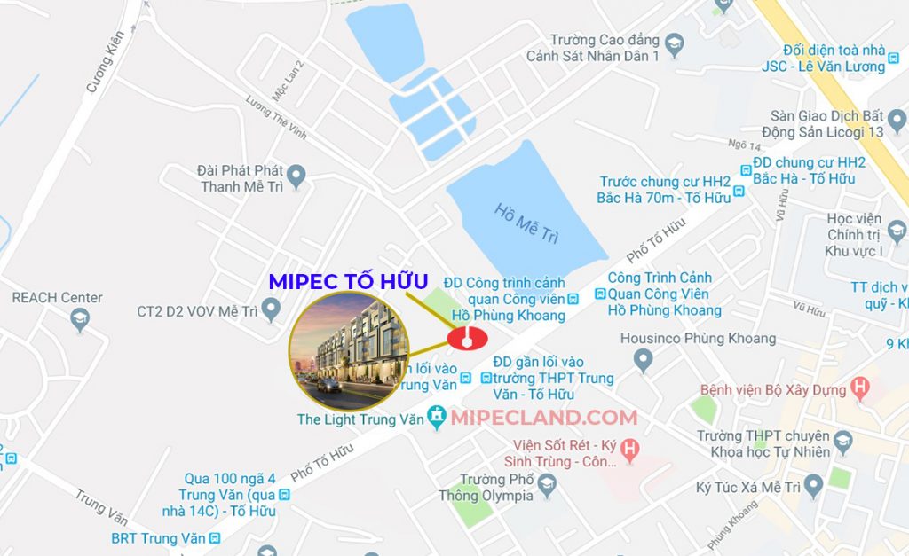 Vị trí Mipec Tố Hữu