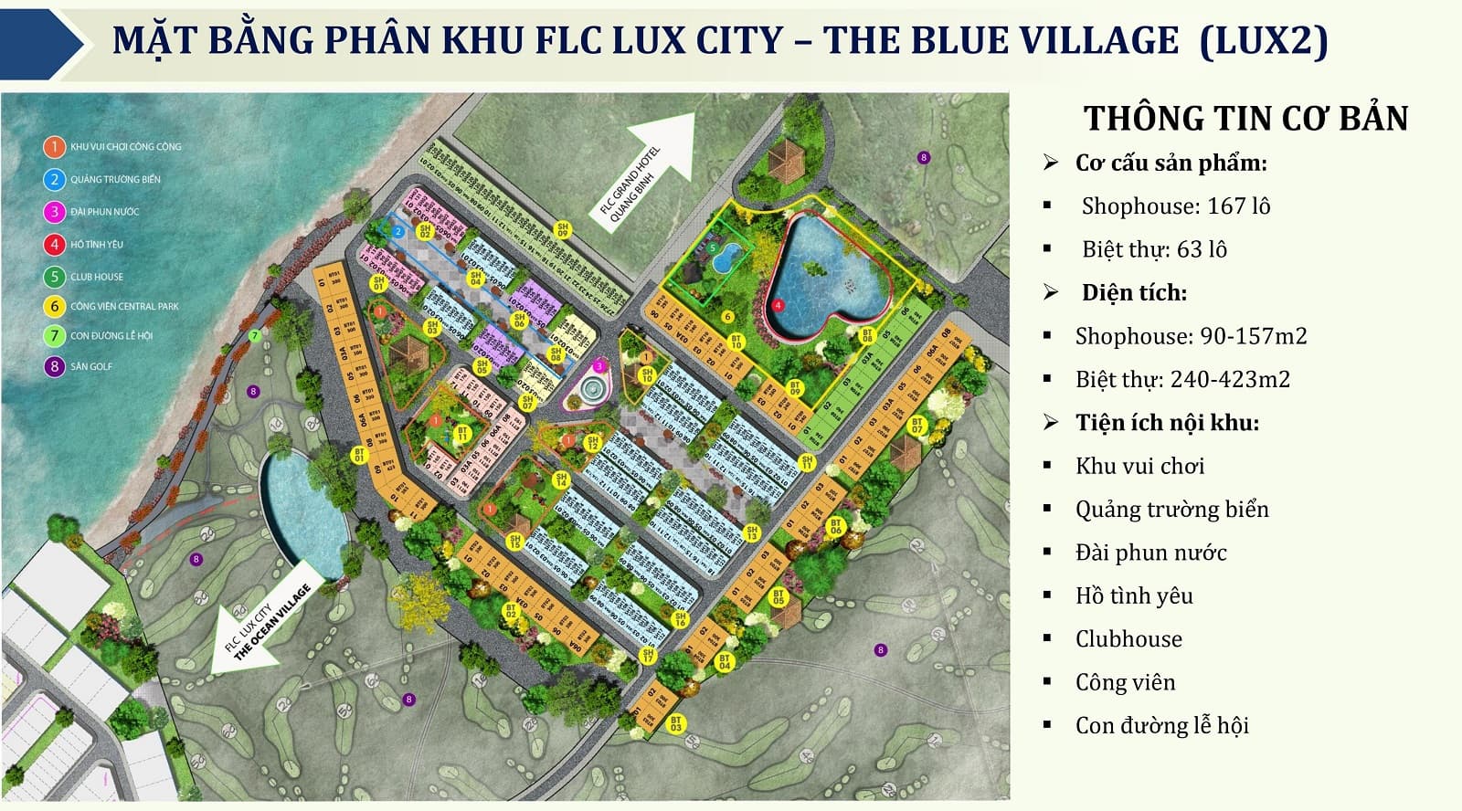 Mặt bằng FLC Quảng Trị Beach & Golf Resort