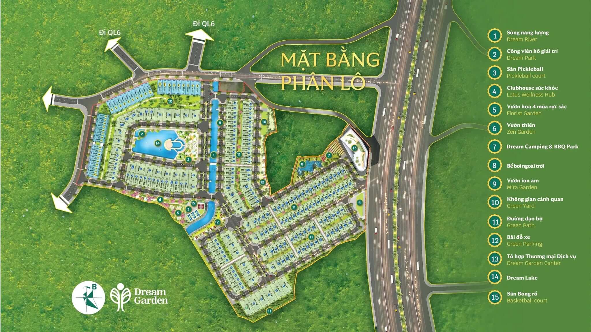 Mặt bằng dự án DREAM GARDEN CITY