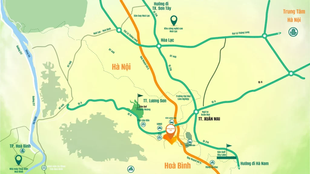 Vị trí dự án Dream Garden City