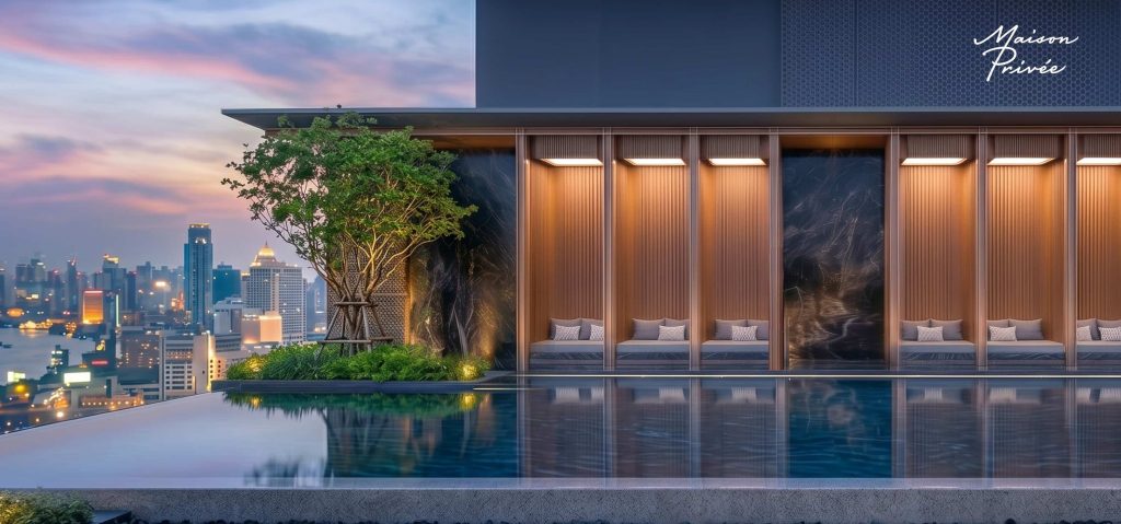 Bể bơi vô cực tại Maison Privee Ciputra