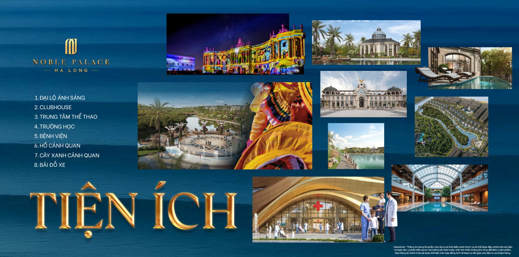 Hệ thống tiện ích Noble Palace Hạ Long