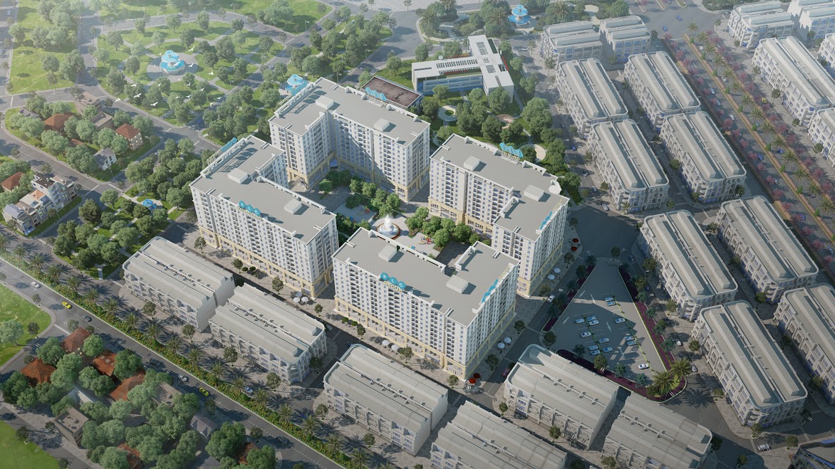 4 tòa chung cư 11 tầng tại LC Tropical City4 tòa chung cư 11 tầng tại FLC Tropical City
