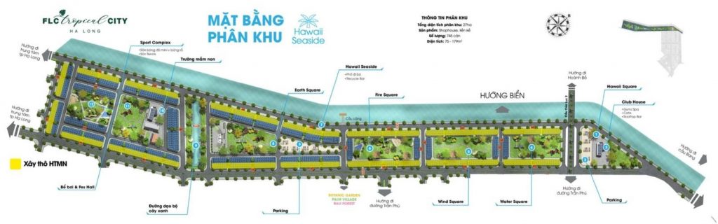 Mặt bằng phân khu Hawaii