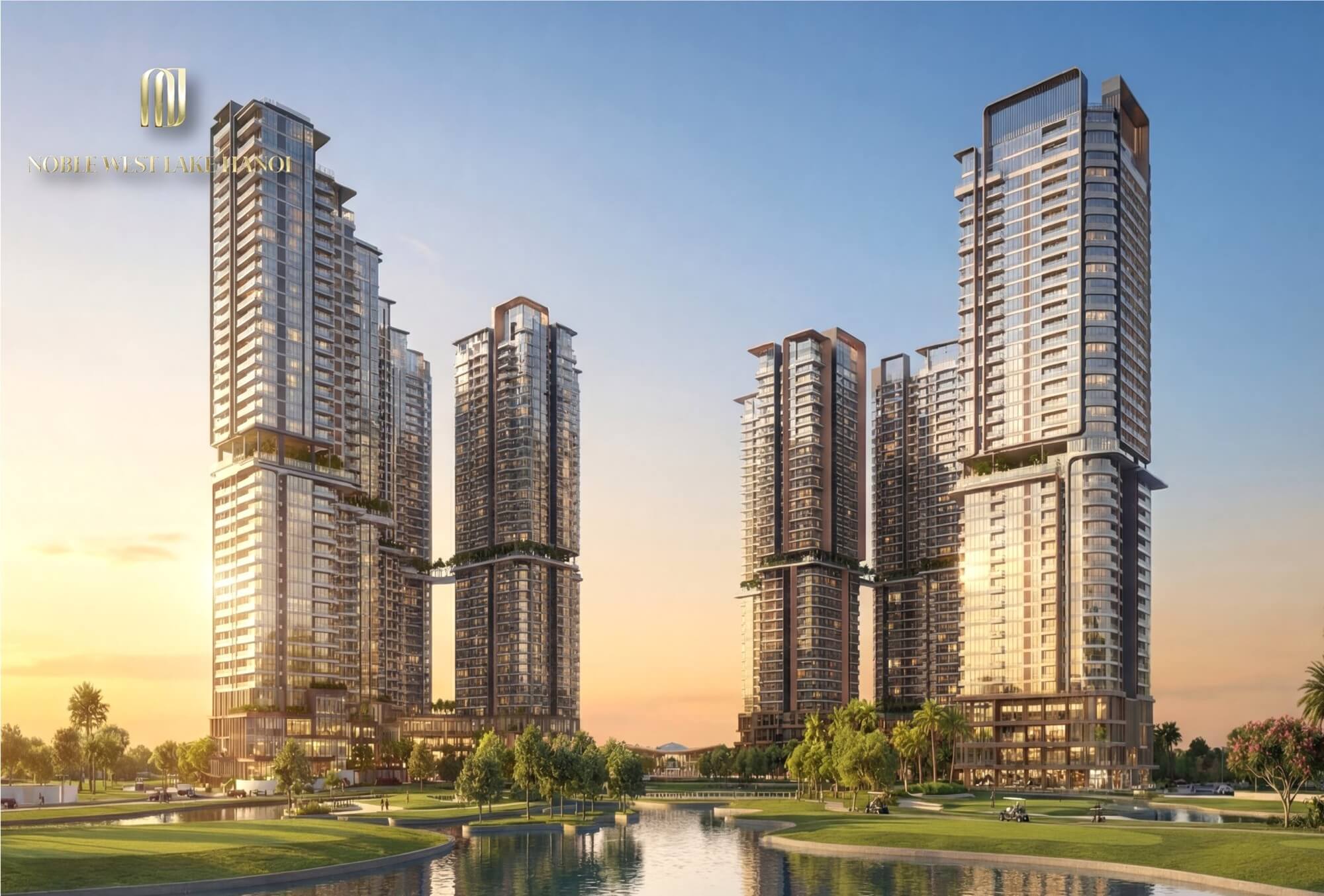 Phối cảnh tổng quan dự án NobleX West Lake