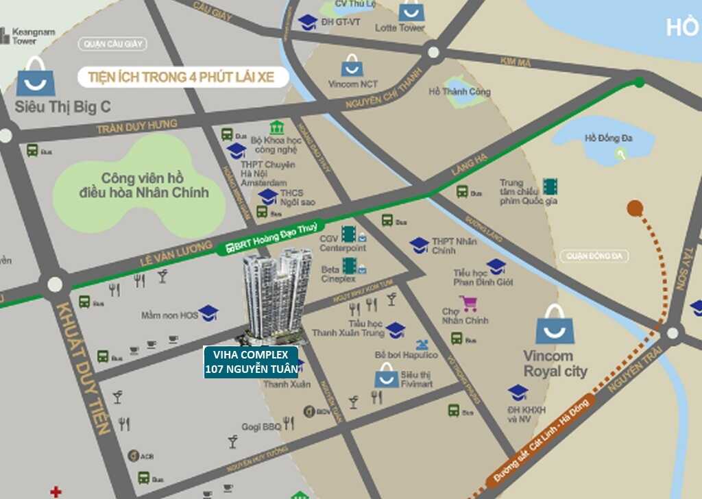 Vị trí Viha Complex Nguyễn Tuân