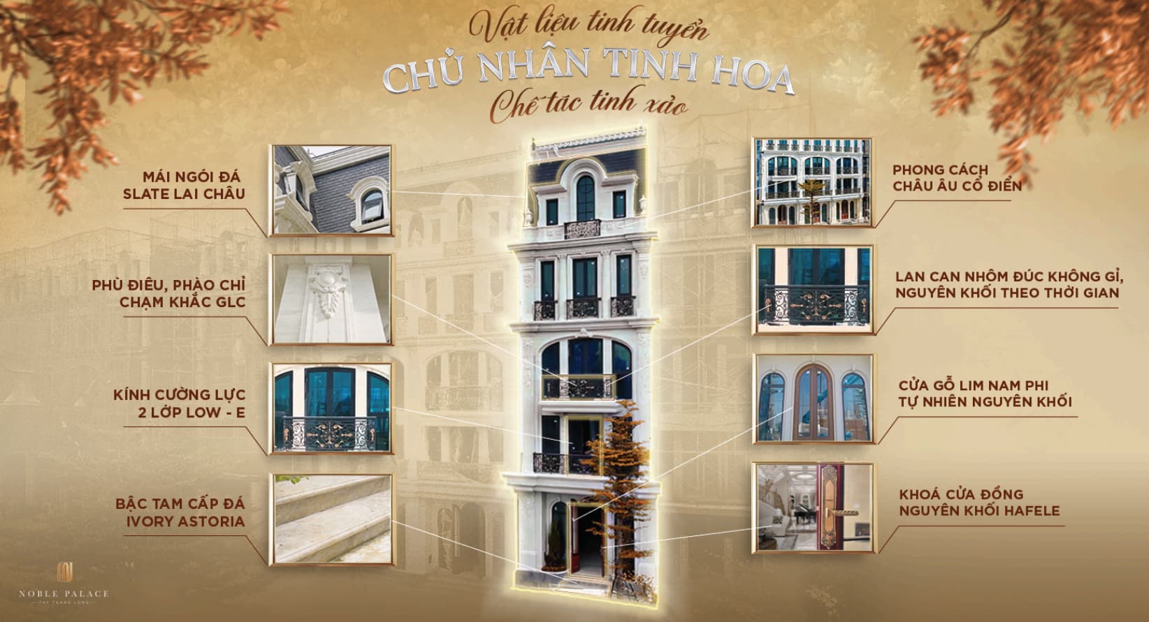 Thiết kế shophouse tại Noble Palace Tây Thăng Long