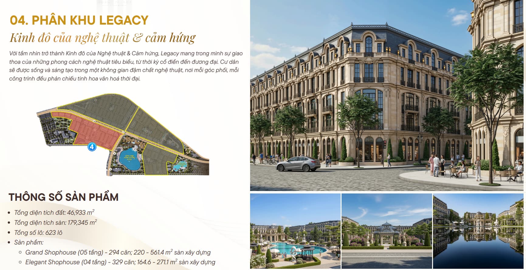 Phân khu Legacy tại dự án Noble Tây Thăng Long