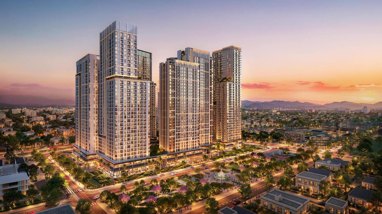 Phối cảnh tổng quan dự án Sun Glory Residence