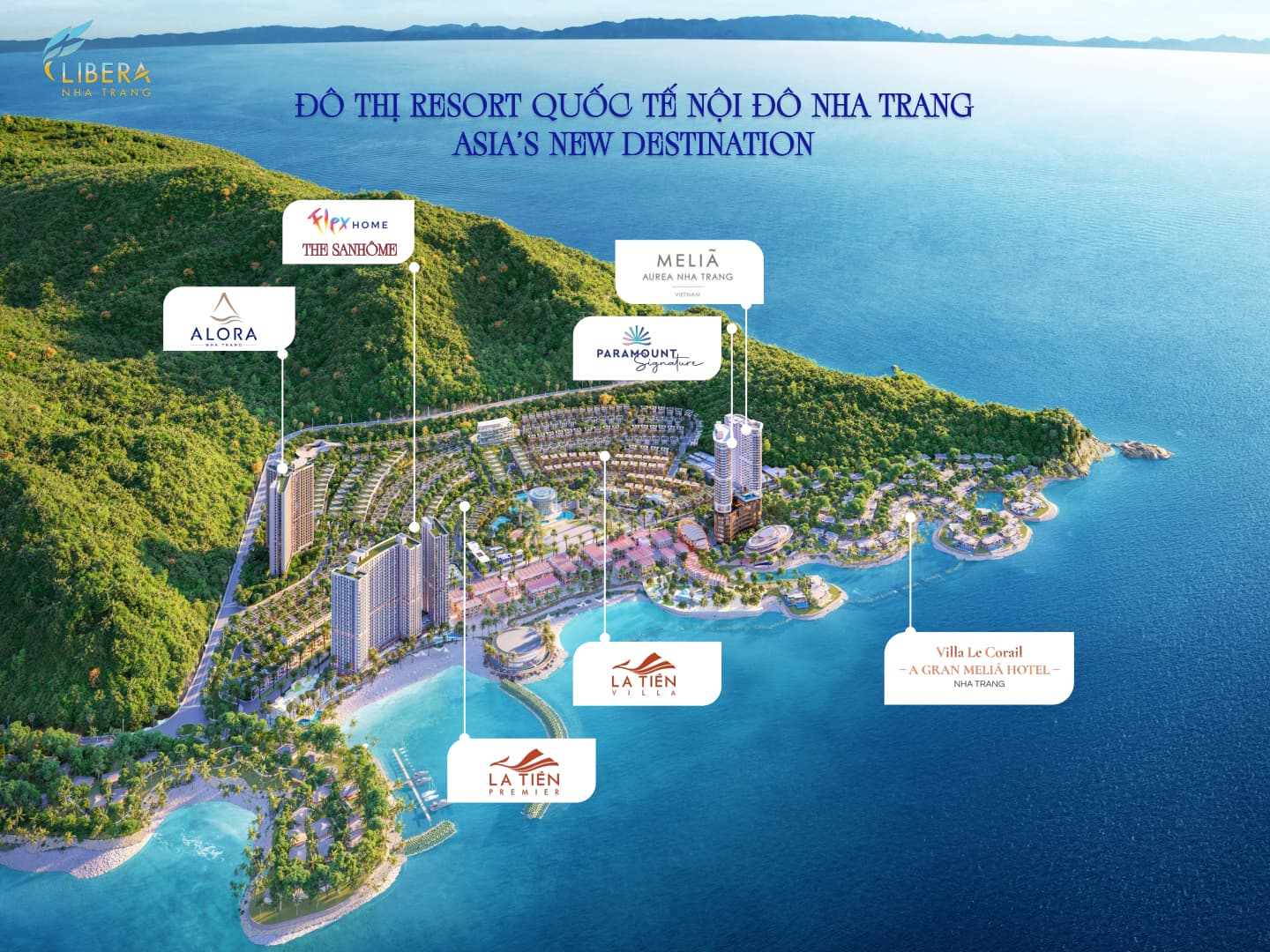 Liên kết vùng tại Alora Nha Trang