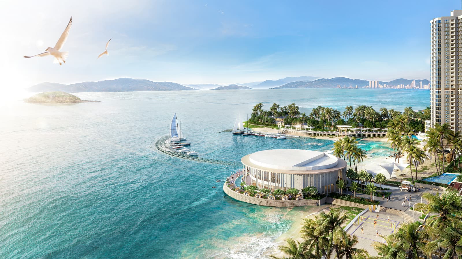 Hệ tiện ích nghỉ dưỡng đẳng cấp dự án Alora Nha Trang