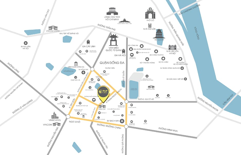 The Central Hà Nội tọa lạc tại số 2 Phạm Ngọc Thạch